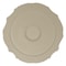 Ekena Millwork Pompeii Ceiling Medallion (Fits Canopies up to 2"), 18 7/8"OD x 1 1/2"P, Primed White CM18PO - alternate 3